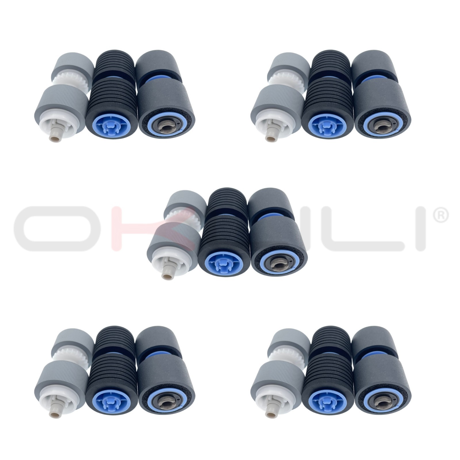 5Sets X Pickup Feed Exchange Roller for Canon DR-G1100 DR-G1130 DR-G2090 DRG2140
