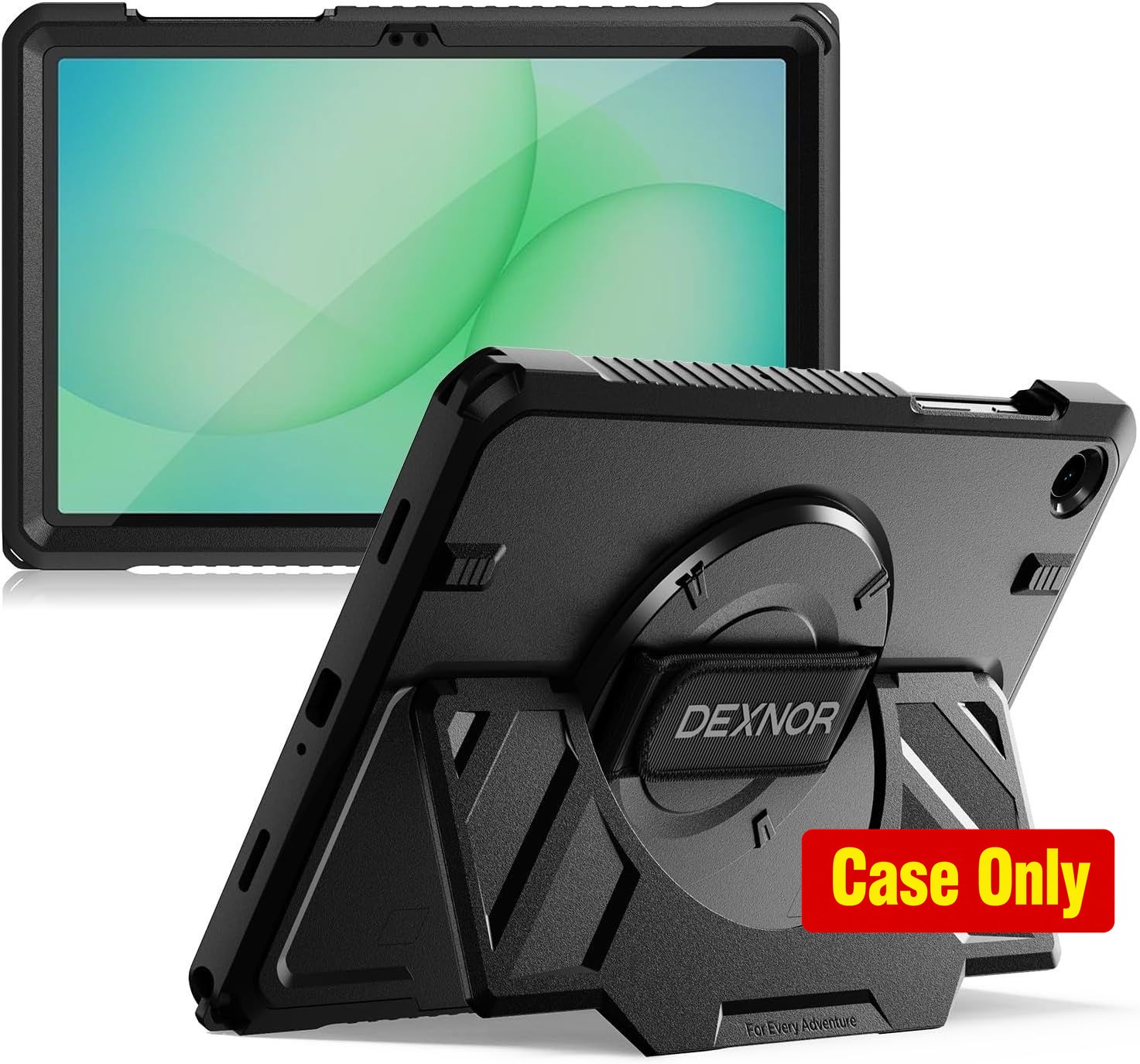 Tablet Case for Galaxy Tab A11+5G Plus 11", Rugged, Extra-Wide Stand