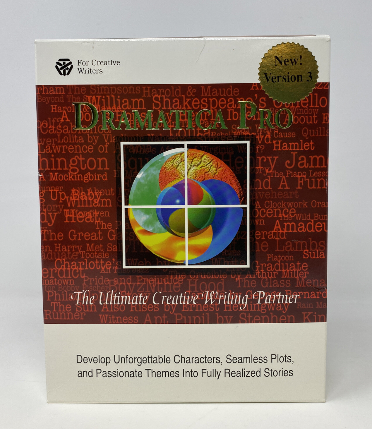 Dramatica Pro The Ultimate Creative Writing Partner BOX AND MANUALS ONLY NO DISK