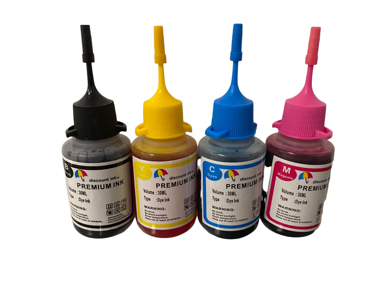 Refill Dye Ink for HP 63 HP 63XL Black Color Ink Cartridge 4x30ml -2 set(8bot)