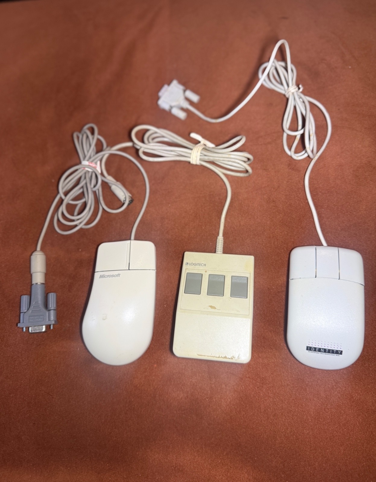 Vintage Logitech P7-3F, Microsoft, Identity Systems Lot - UNTESTED