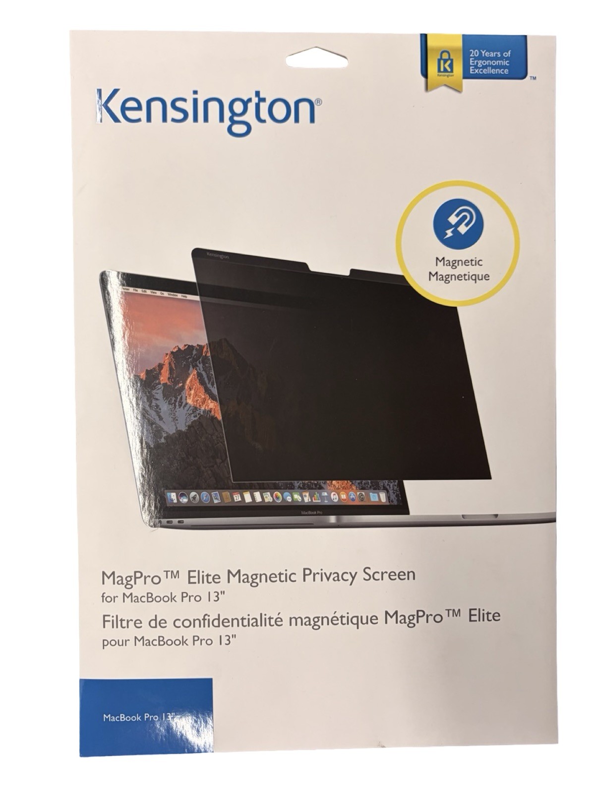 NEW Kensington MagPro Elite Magnetic Privacy Screen for 13-inch MacBook Pro