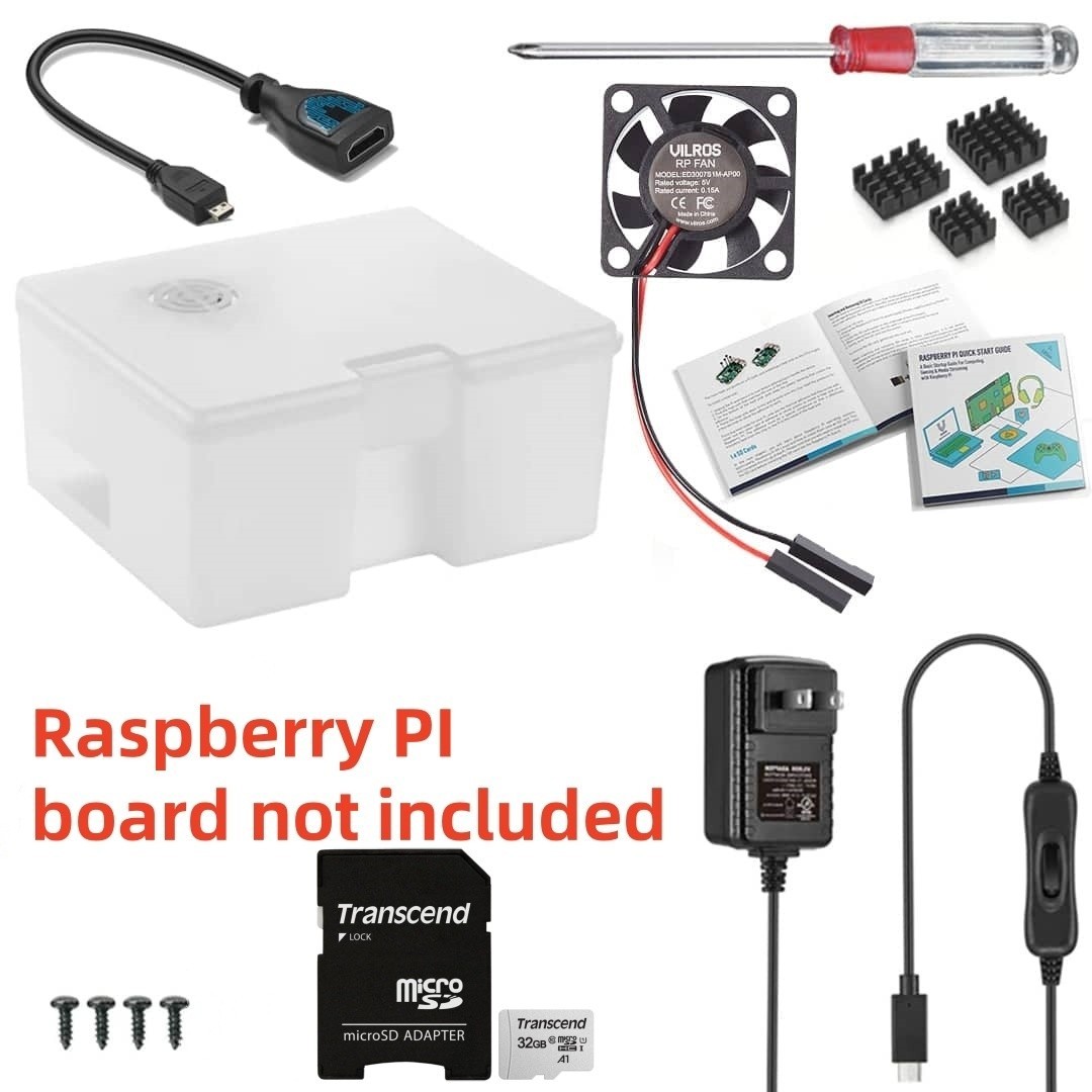 Raspberry Pi 4 Basic Starter Kit- (Raspberry PI board not included)