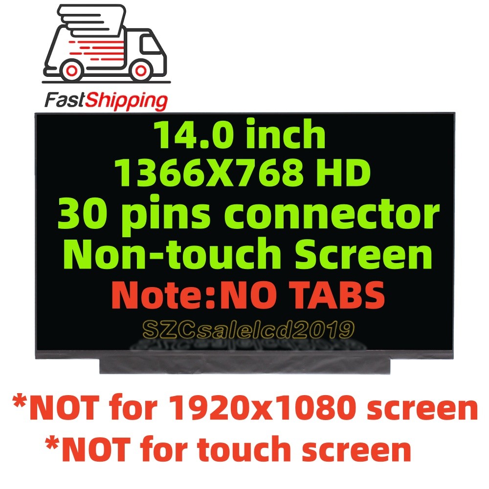 For HP 14-DQ6012DX 14-DQ6013DX 14-DQ6014DX 14-DQ6015DX LCD Screen