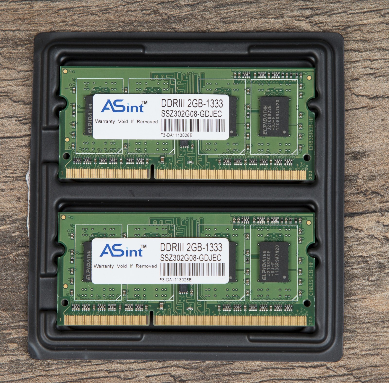 Asint 4GB (2x2GB) DDR3 1333MHz PC3-10600 Laptop Memory