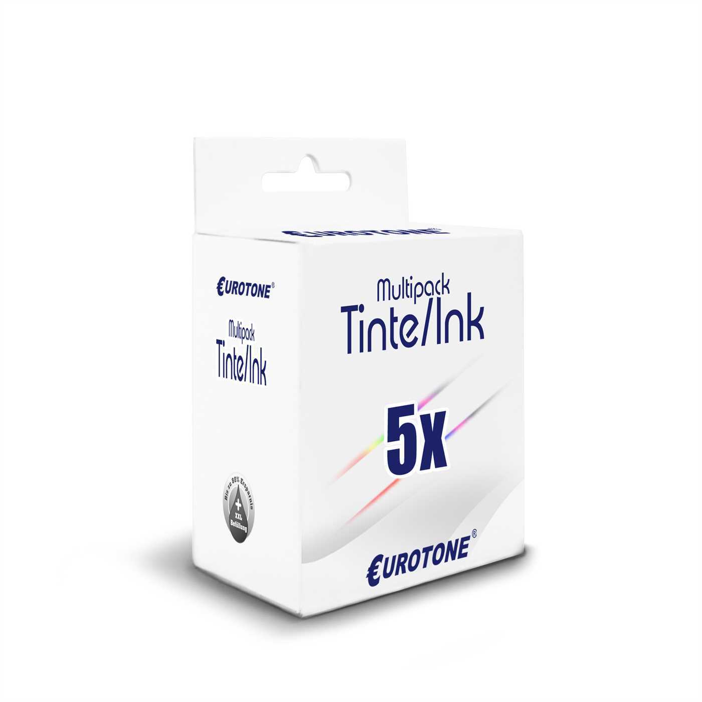 5x Europcart Ink Alternative for Epson Expression Premium XP 6100 approx. 12 ml