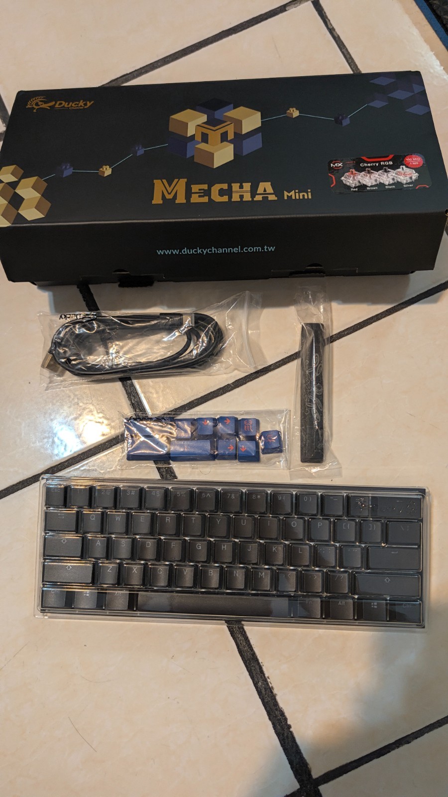 Ducky Mecha Mini v2 60% RGB Mechanical Keyboard Brown Switches