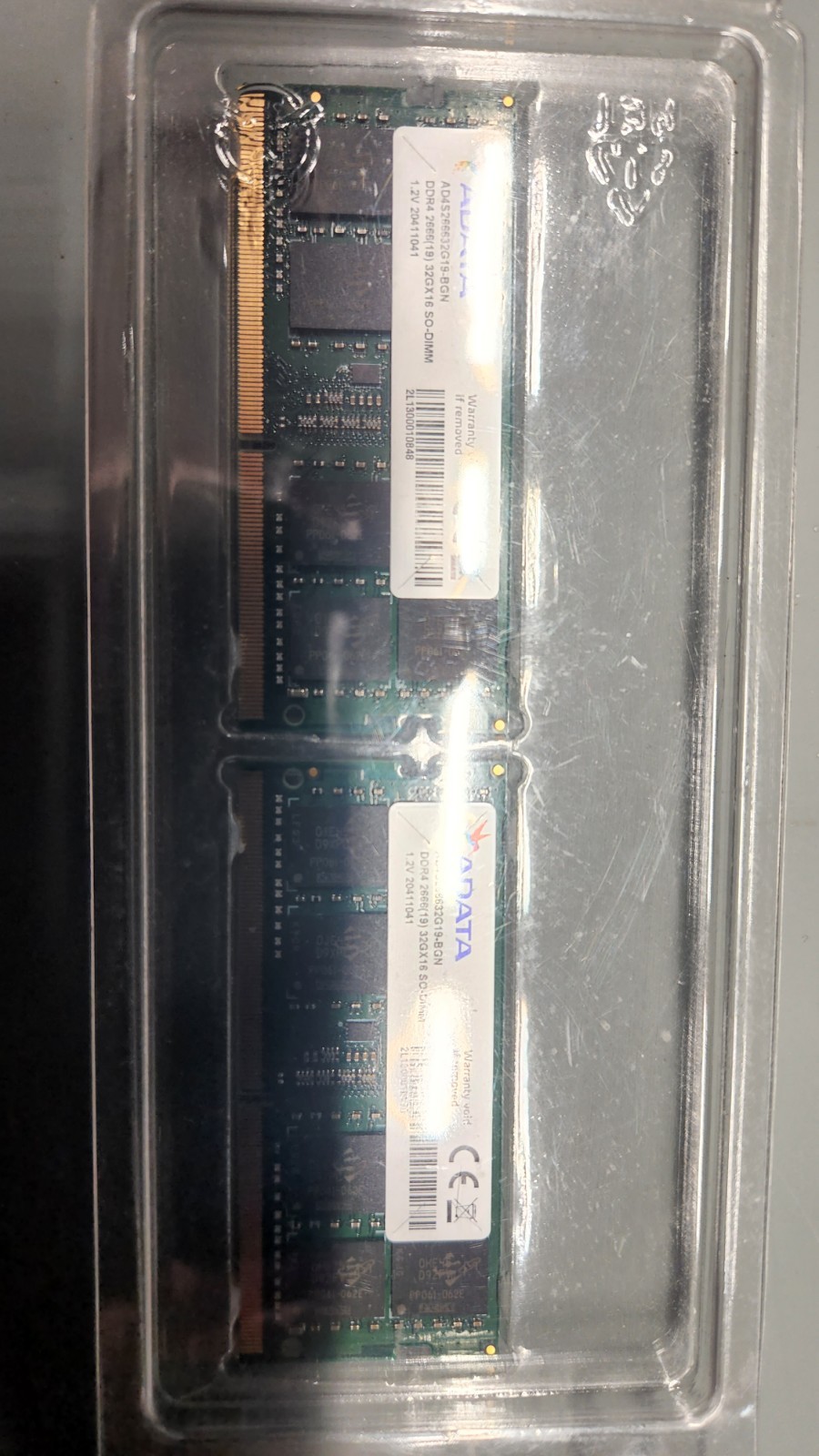 ADATA AD4S266632G19-BGN DDR4 260-Pin CL19 SODIMM Memory RAM 64GB (32GB x 2)
