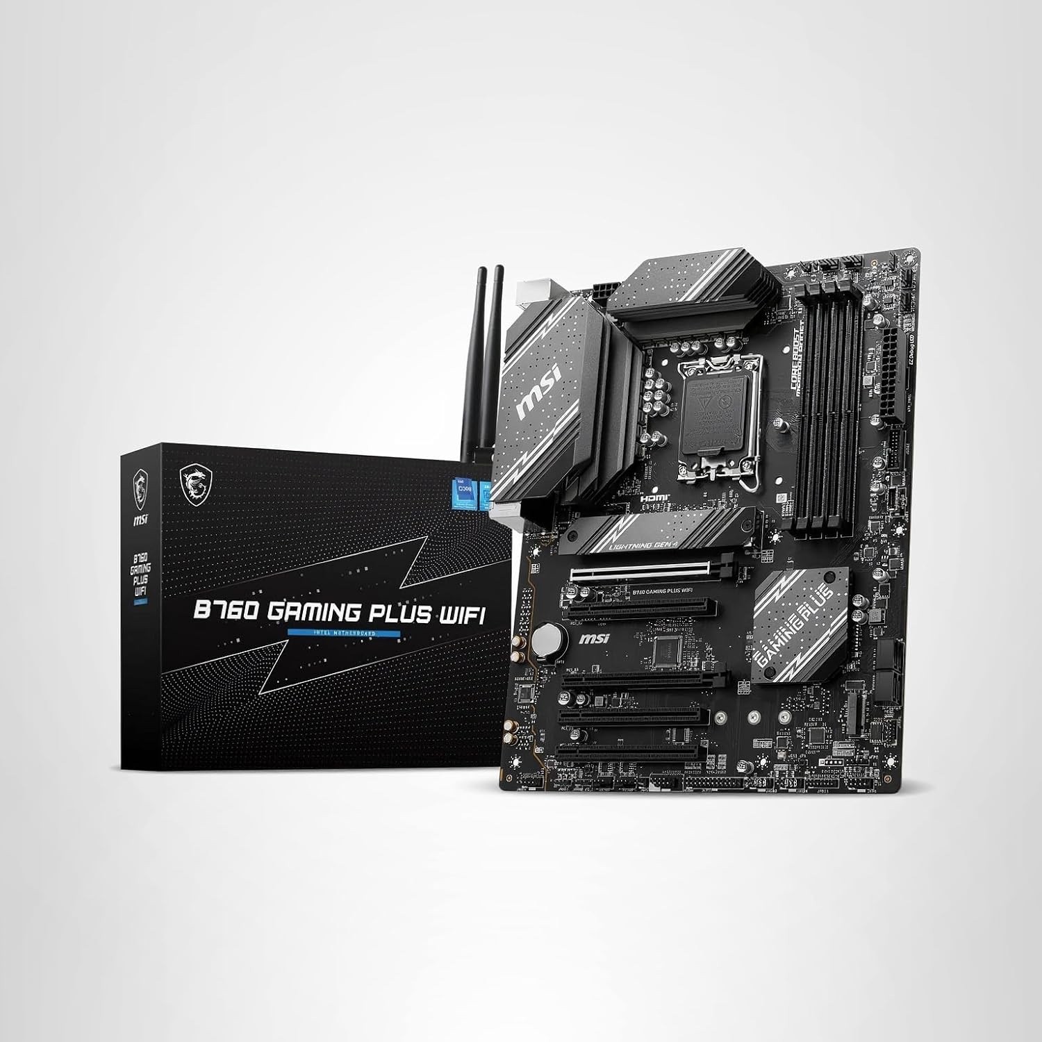 MSI B760 Gaming Plus WiFi V1 Motherboard, ATX New