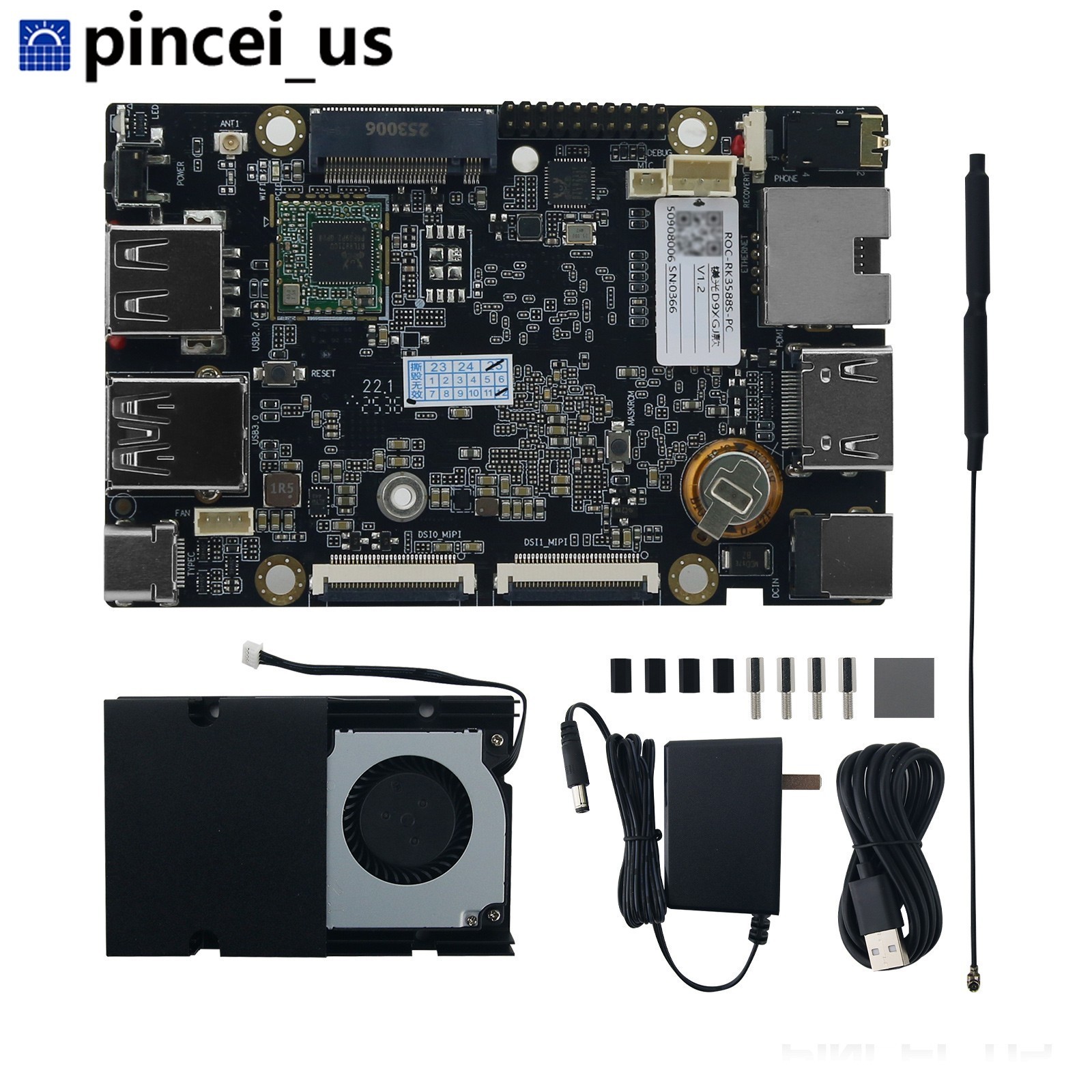 ROC-RK3588S-PC 8-Core 8K Opensource Artificial Intelligent Development Boards