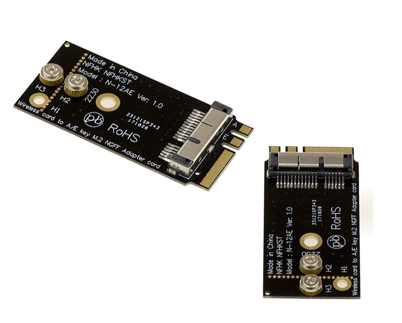 BCM94360CS2 BCM943224PCIEBT2 Adapter To M.2 A+E Key LAN Card