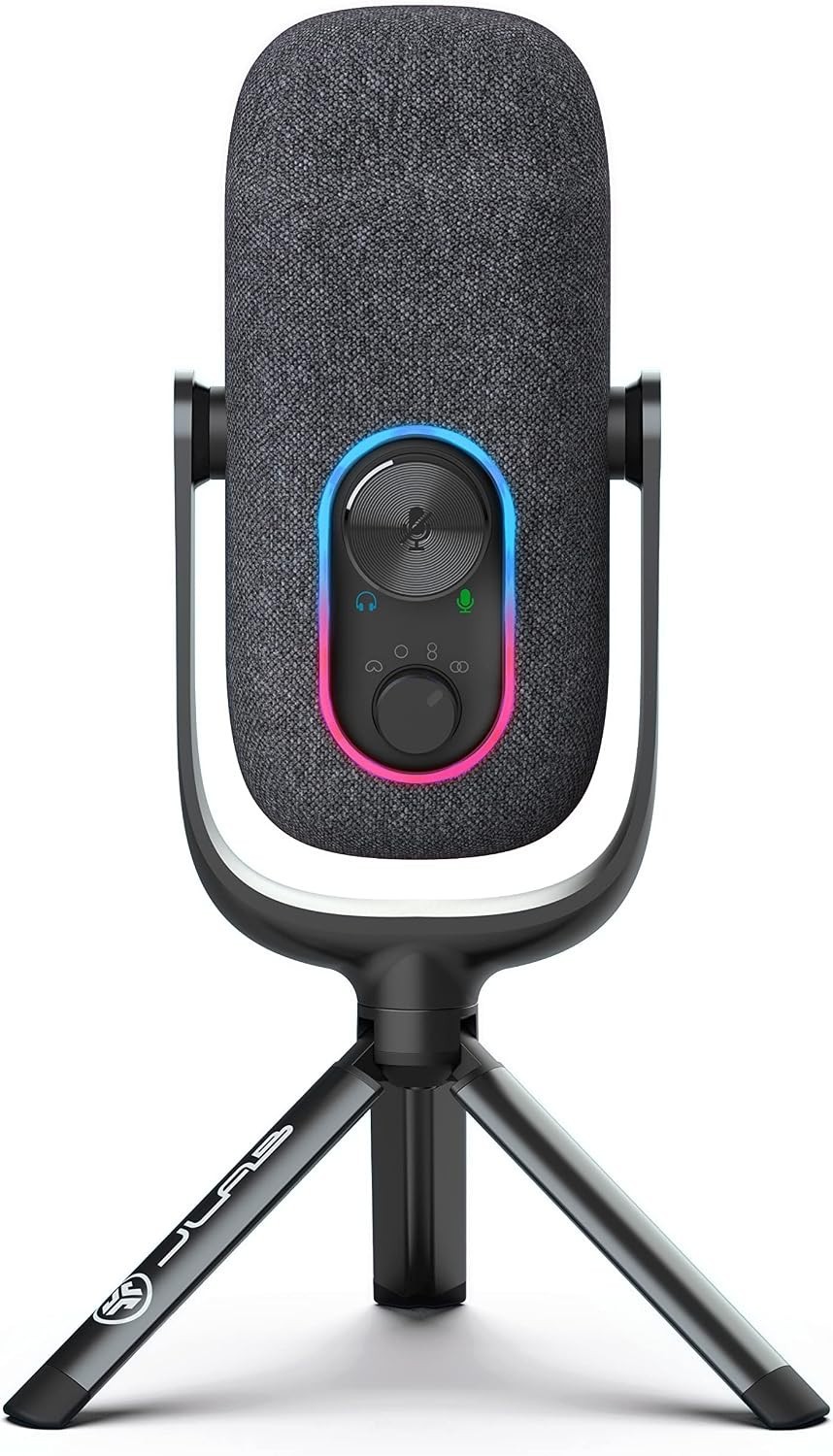 JLab Epic Talk USB Streaming Microphone with Cardioid, Omni, Volume/gain Control