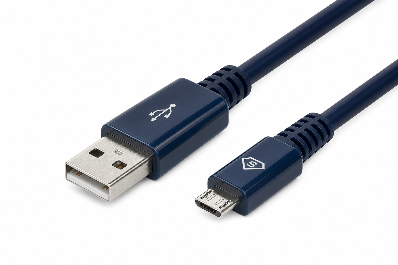 3FT Micro USB 2.0 Cable Blue Type A - Micro-USB - Brand New