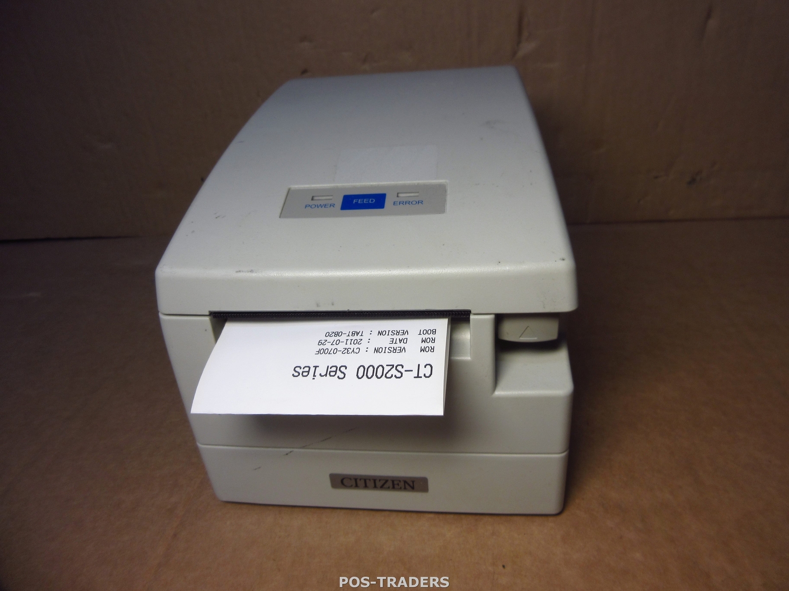 Citizen CT-S2000 USB Ticket POS 80mm Receipt Printer Printer White - TESTED + PS