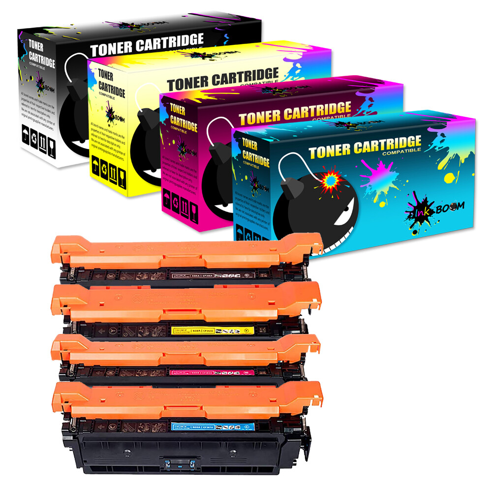4 Toner replace for HP CF450A-3A 655A Color Enterprise Flow MFP M682z M681z
