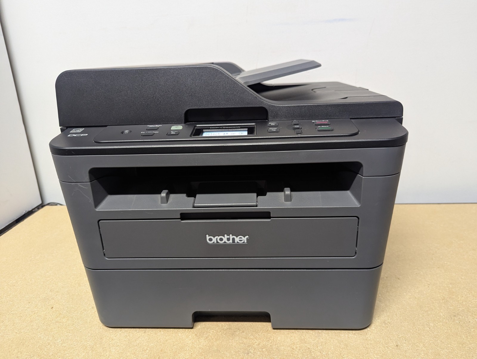 Brother DCP-L2550DW All-in-One Monochrome Wireless Laser Printer with Toner