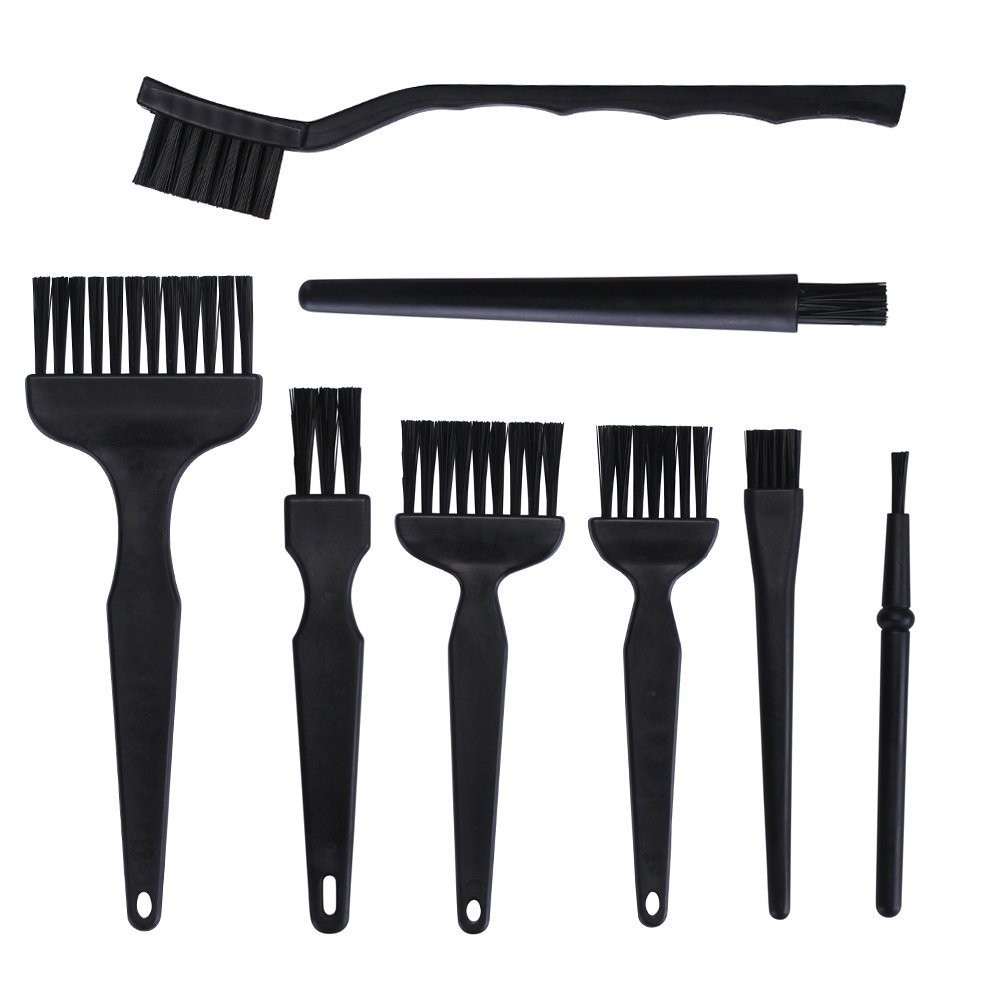 8Pcs ESD Safe Anti Static Brush Set Detailing Cleaning Tool for Mobile Tablet...