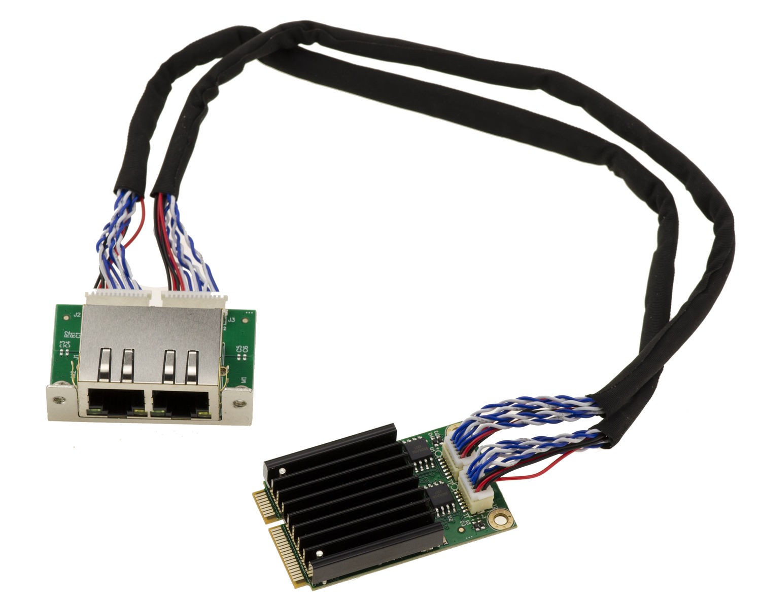 MiniPCIE Network Card 2x RJ45 Dual LAN 2.5 GIGABIT ETHERNET Intel I226 SRKTV