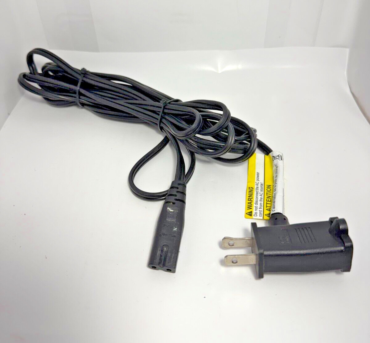 12ft Well Shin WS-027A-2 WS-021 Power Supply Cord 125V 10A 2-Prong 14G110070102