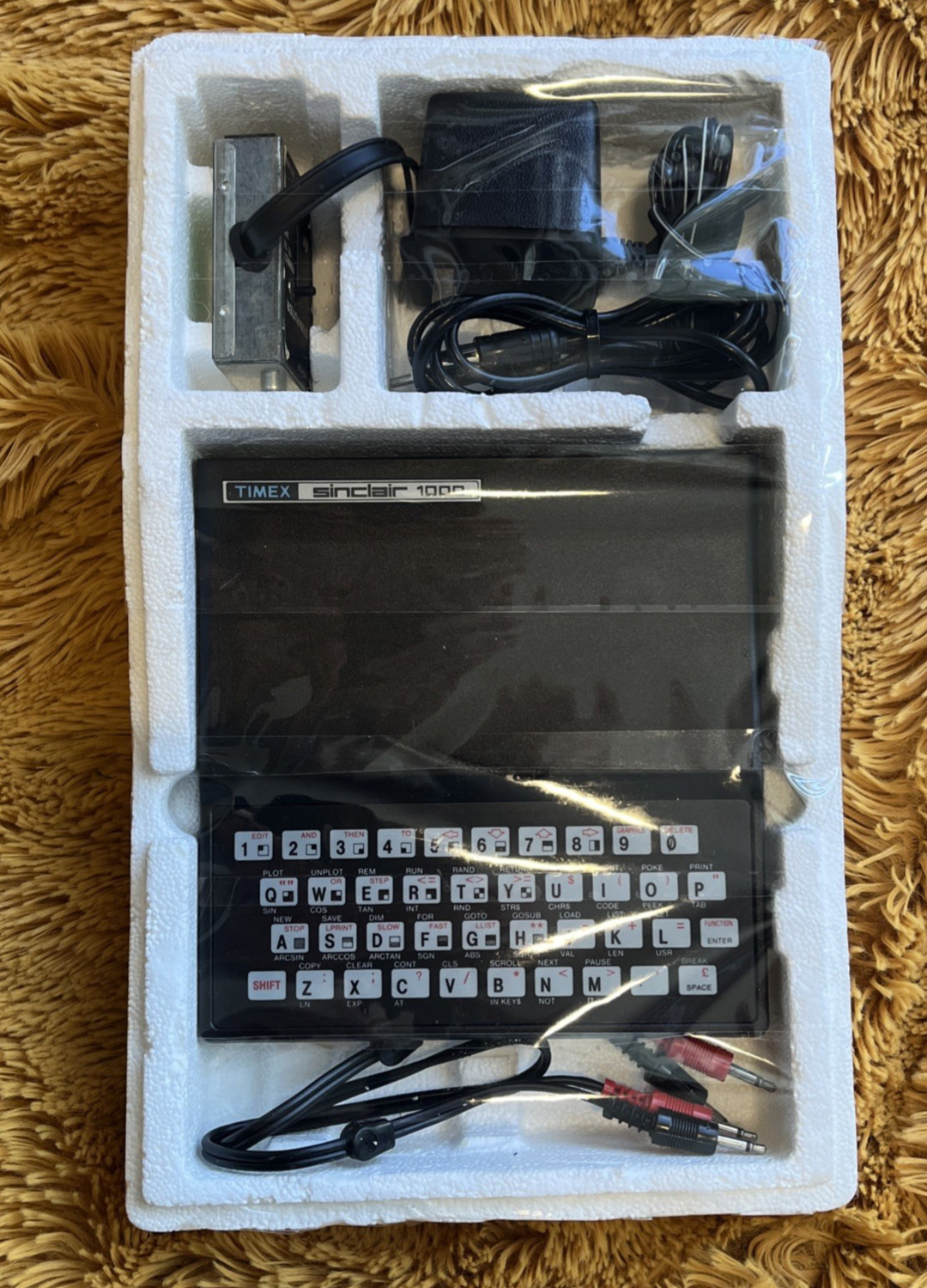Timex Sinclair 1000 Personal Computer w/ accessories Untested - Very Clean 