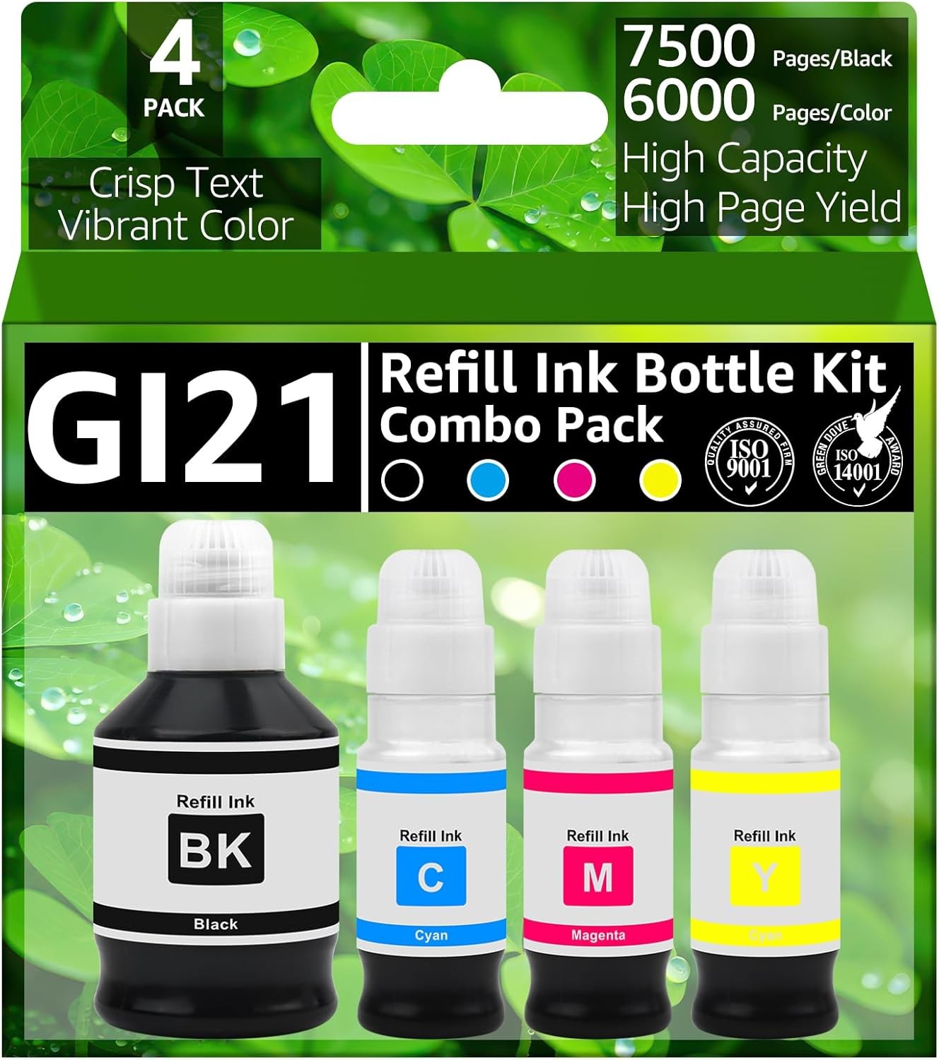 GI-21 Ink Refill Bottles for Canon 21 GI21 PIXMA G3260 G3270 G3290 G3272 G4280