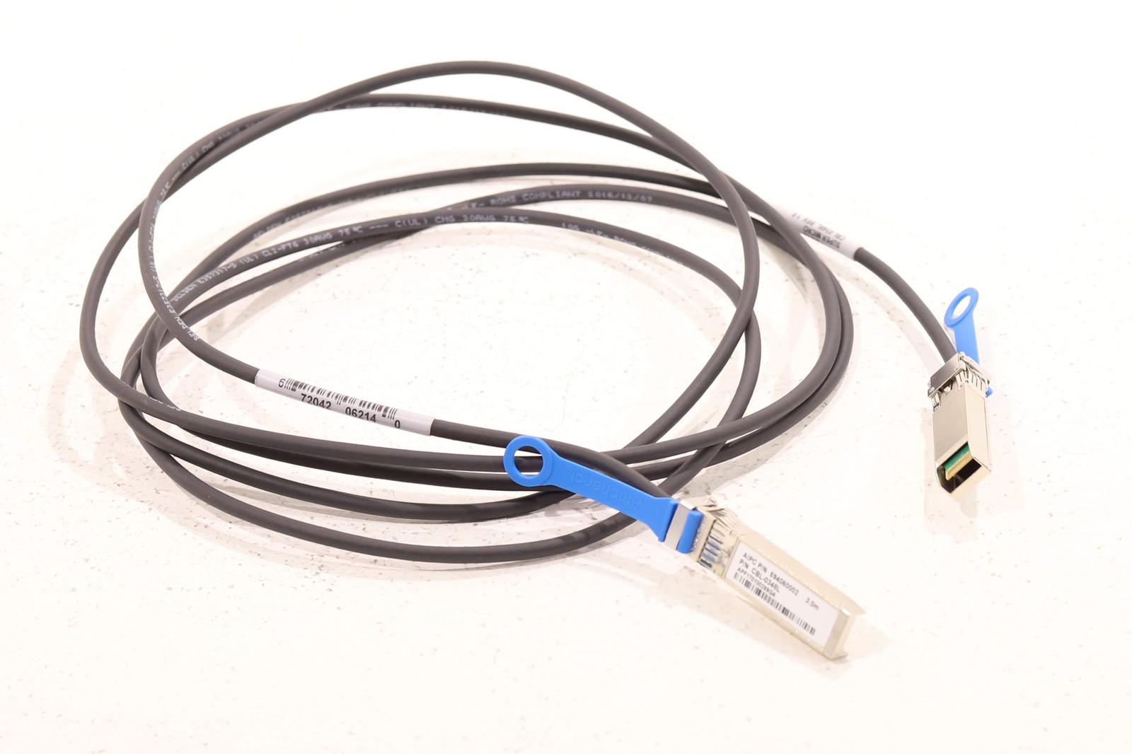 SuperMicro 3-Meter 10G SFP+ Passive Direct Attach Twinax Cable P/N: CBL-0348L