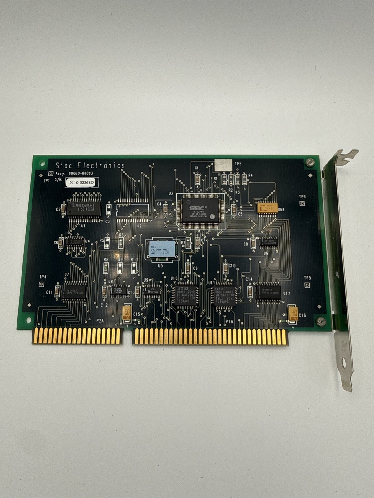 STAC Electronics Stacker ISA Compression Card 00060-00003 Vintage PC Untested