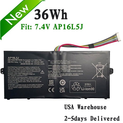 AP16L5J 36Wh battery For Acer Spin SP111-32N Aspire Swift 5 SF514-52T SF514-53T