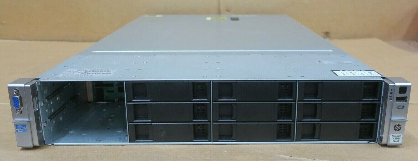 HP ProLiant DL380p Gen8 Quad-Core E5-2609 2.4GHz 8GB Ram 12x 3.5\