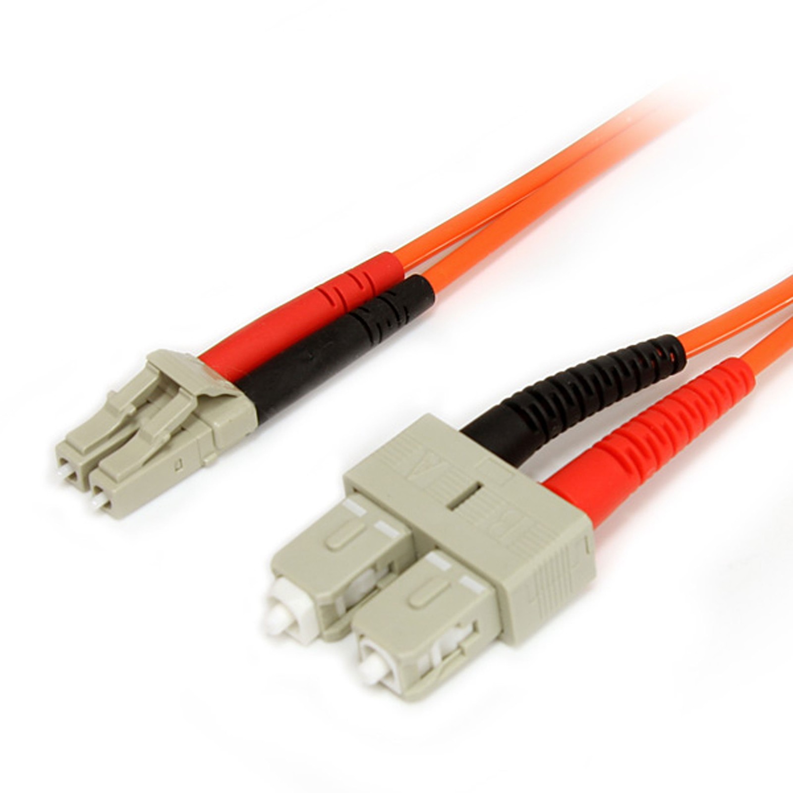 StarTech.com 1m Fiber Optic Cable - Multimode Duplex 62.5/125 - LSZH - LC/SC - O