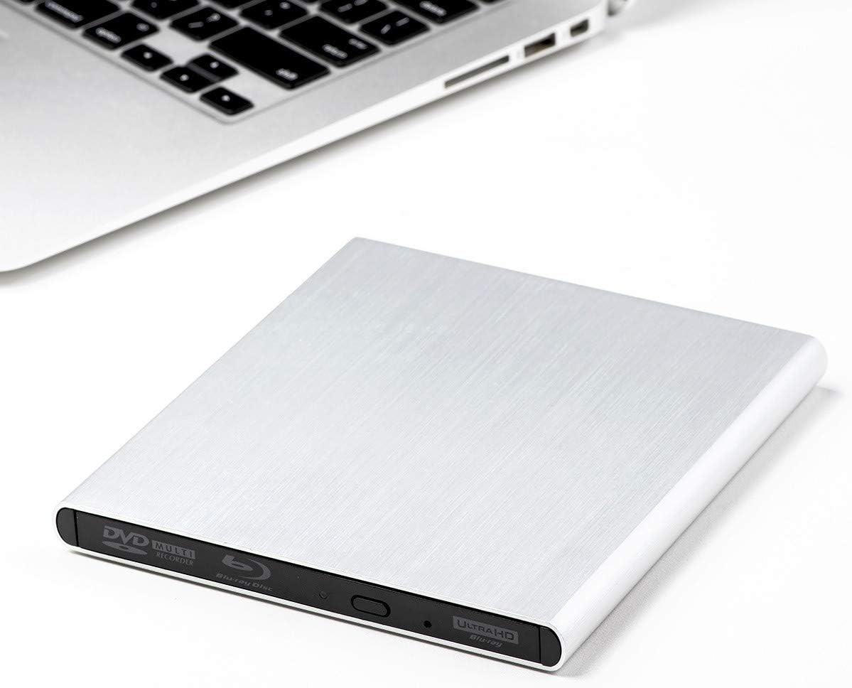 Archgon Premium Aluminum External USB 3.0 UHD 4K Blu-Ray Writer Super Drive f...