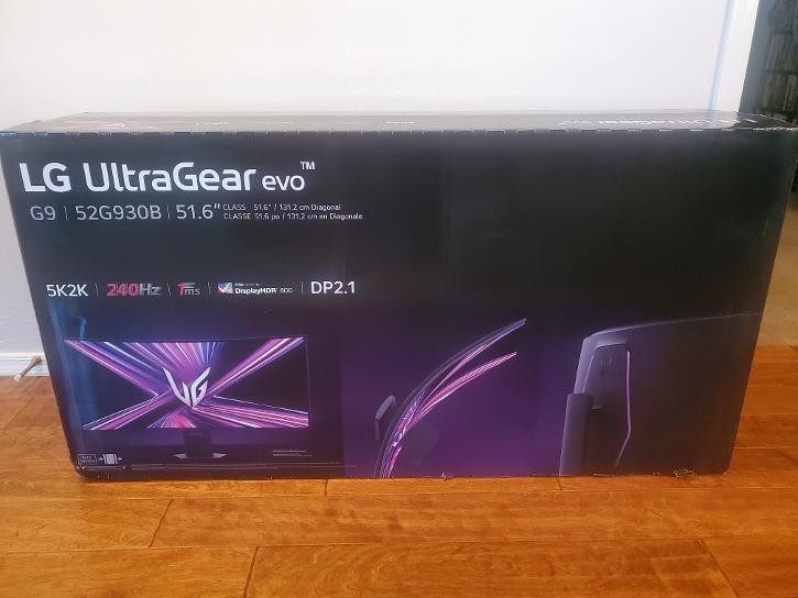 LG ULTRA GEAR evo G9 52G930B  MONITOR Curved   52 In.  ***NEW IN BOX -LAST ONE