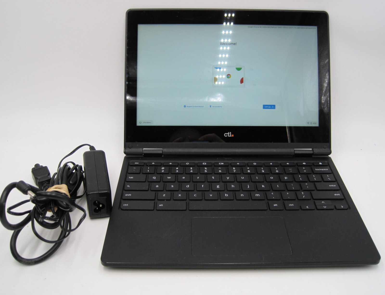 CTL J5 Chromebook/Tablet 11.6" Touchscreen 4GB RAM 16GB HDD  W/CHARGER QTY AVAIL