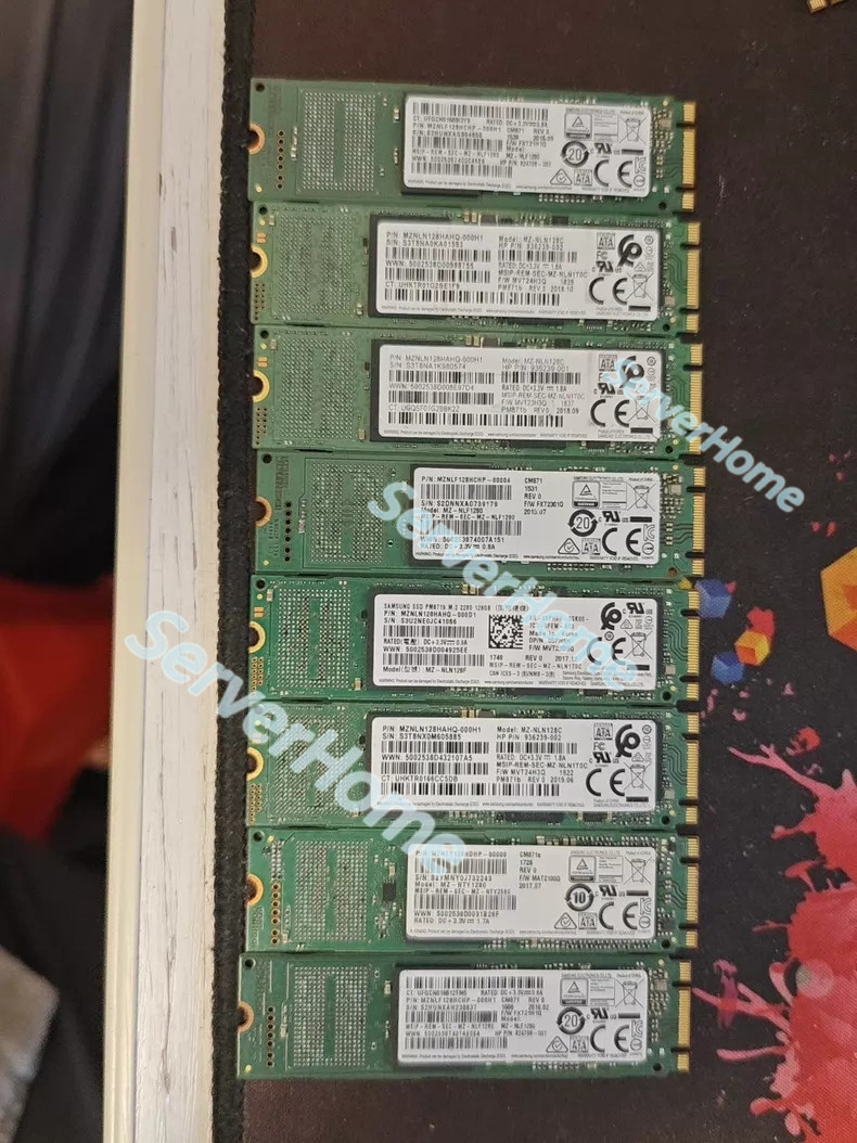 1Pcs Used Samsung 128GB Solid State Drive