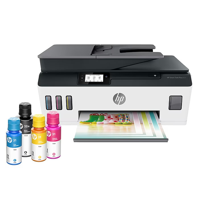 HP Smart Tank Plus 651 Wireless All-in-One Ink Tank Printer 7XV38A#B1H