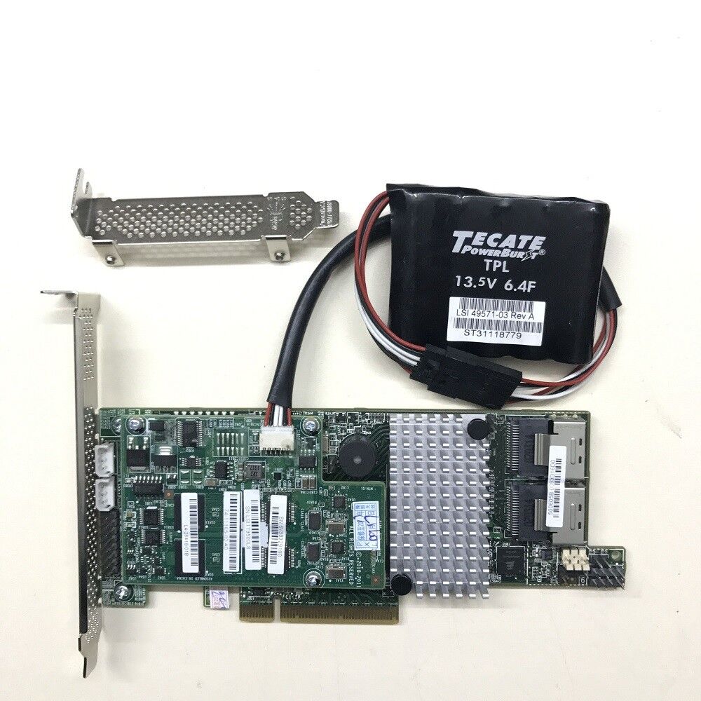 LSI MegaRAID 9271-8i PCI-E 3.0 8-Port 6Gbps SAS Raid 1GB cache controller/BBU09