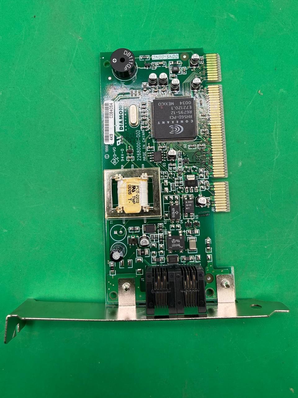 Diamond Multimedia Conexant RH56D-PCI 56K PCI Fax Modem Card TC