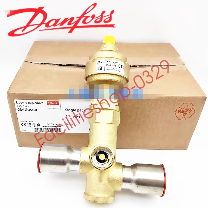 1pcs New Danfoss Electronic Expansion Valve ETS100 034G0508 35mm*35mm DHL/FedEx