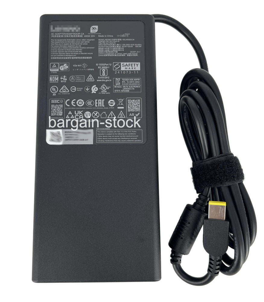 400W GaN Power Adapter ADL400SDC3A For Lenovo Legion Pro 7i Gen 10 Gaming Laptop