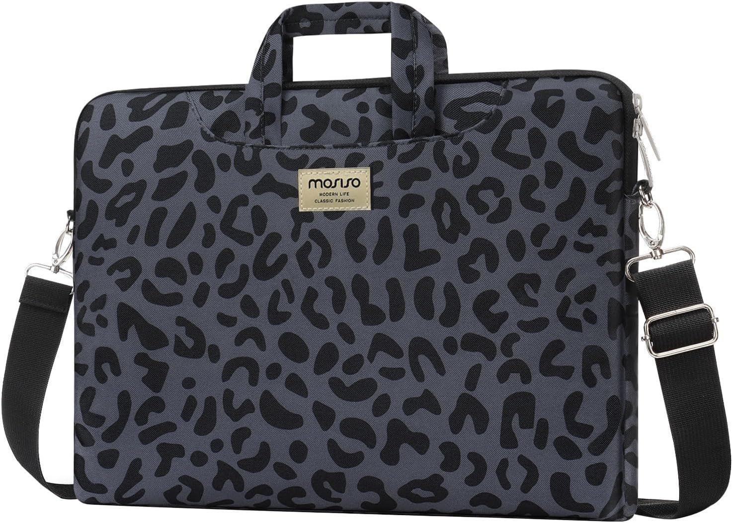 15.6 inch Laptop Shoulder Bag Compatible with MacBook Pro 16 & Air 15 Models