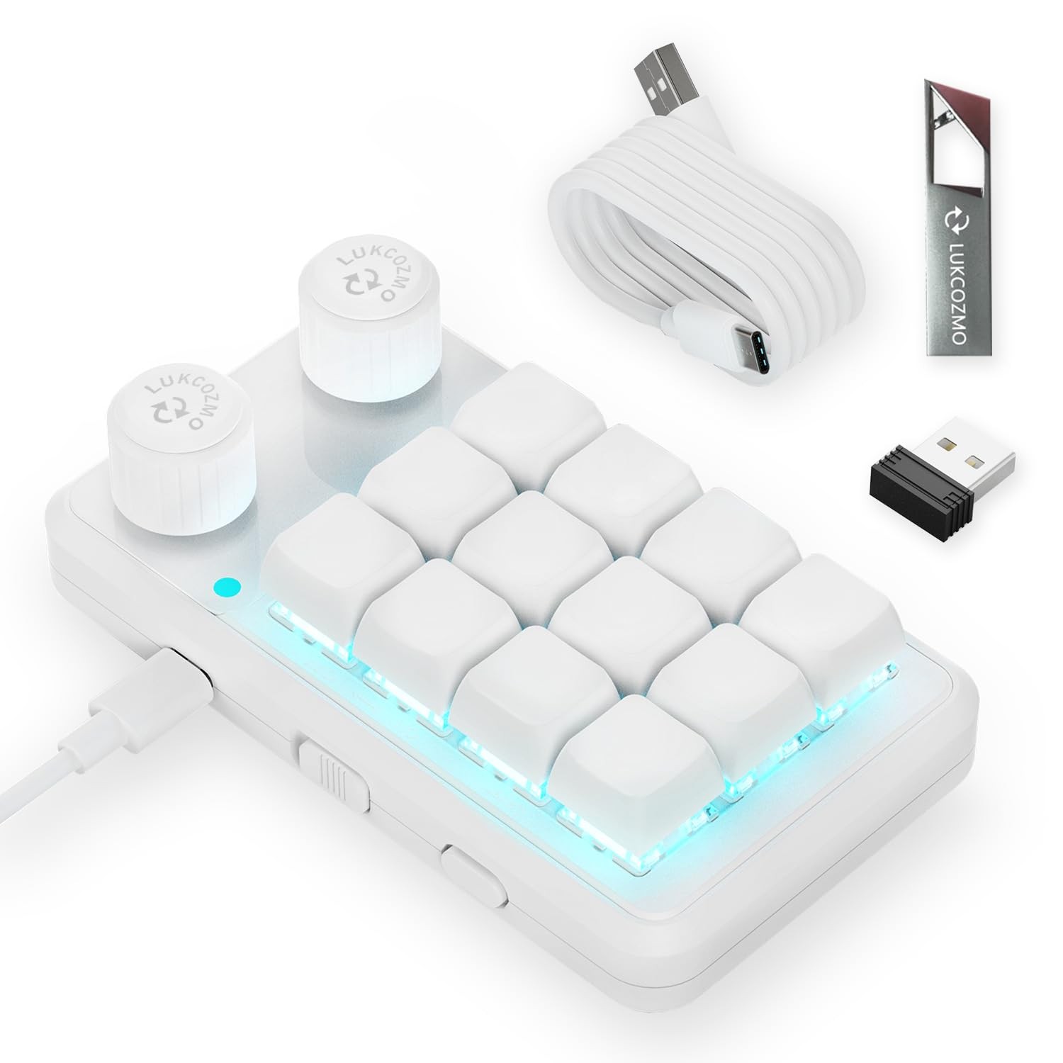 Macro Pad Macropad Keyboard Programmable Keypad Customized 12-Key Mini Mechanica