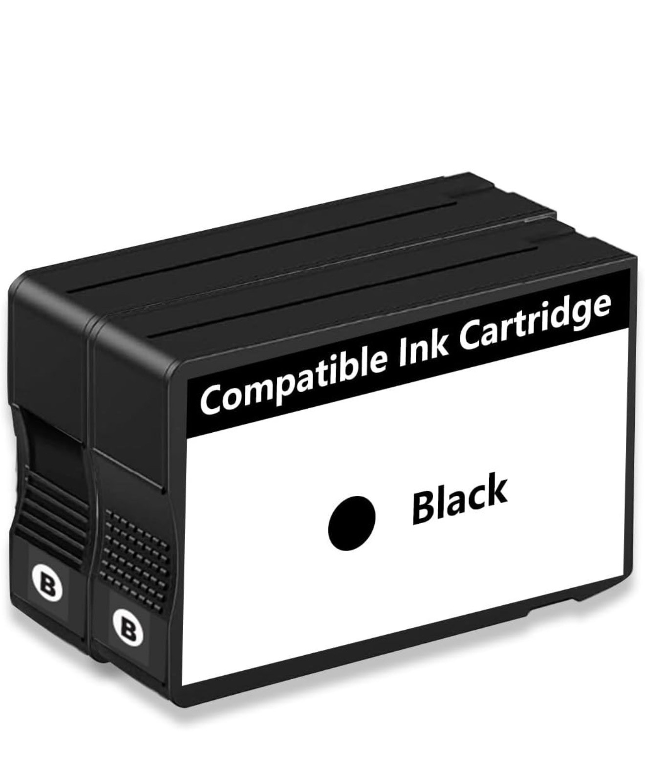Couleuris Ink Cartridges HP OfficeJet Pro 8025 8035 Black 2-Pack