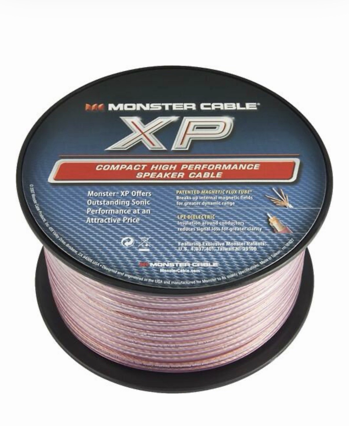 Monster Cable XP Compact High Performance Speaker Cable 100 ft New Sealed