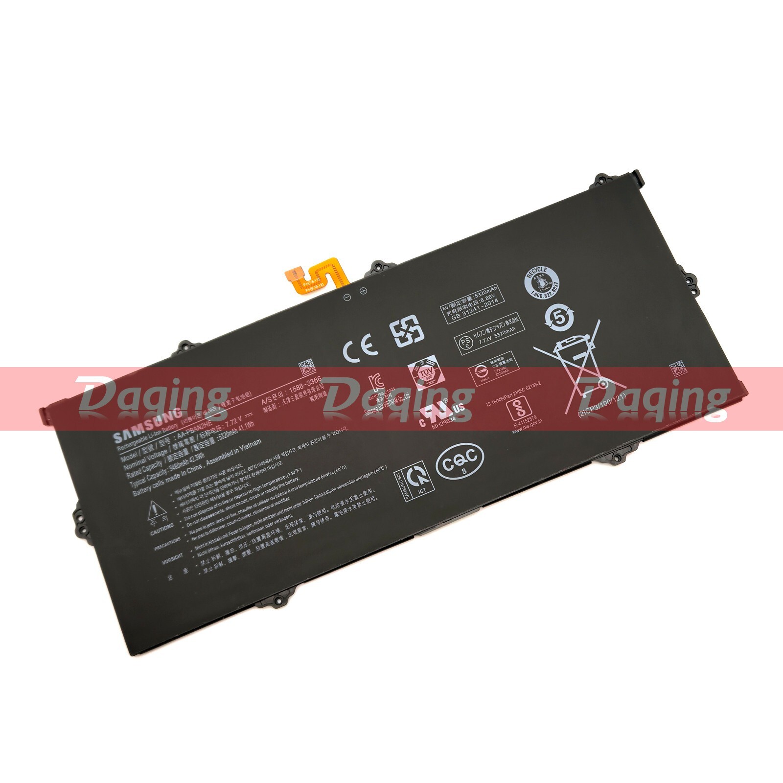 New Original AA-PBAN2HE Battery for Samsung Book GO NP340XLA NP545XLA XE340XDA