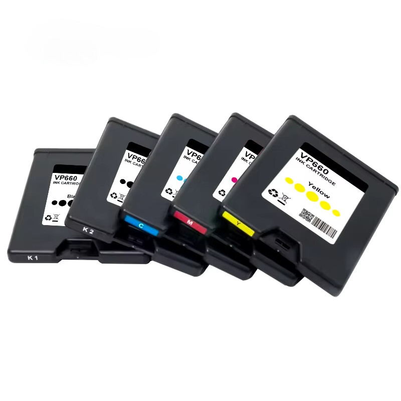 High Quality VP660 Ink Cartridge for Memjet JM210C VIPColor Label Printer 1set