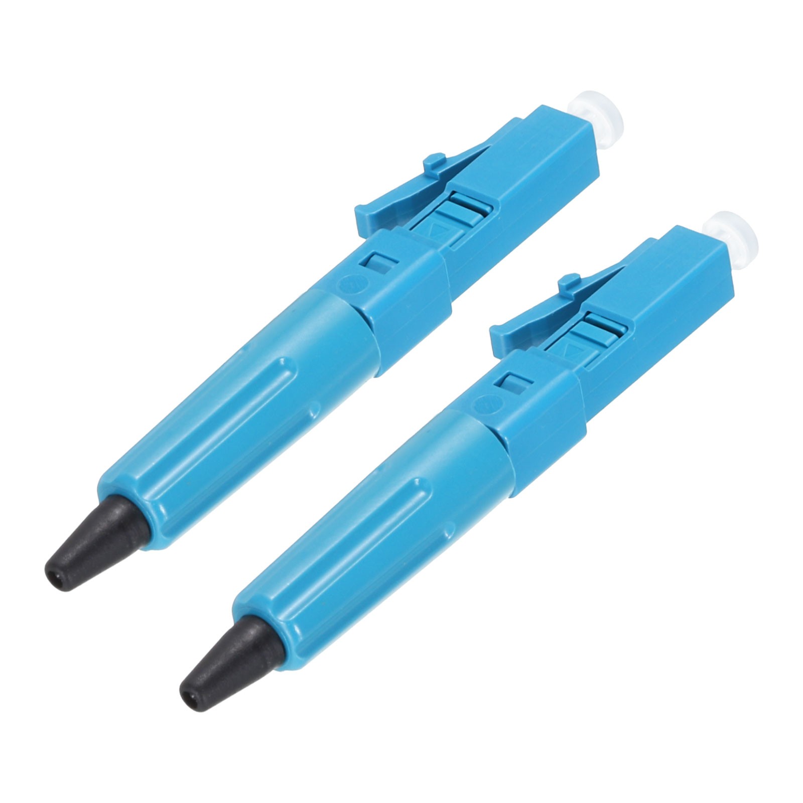 2PCS LC UPC Fiber Optic Quick Connector, LC SM Fiber Fast Connectors Adapter