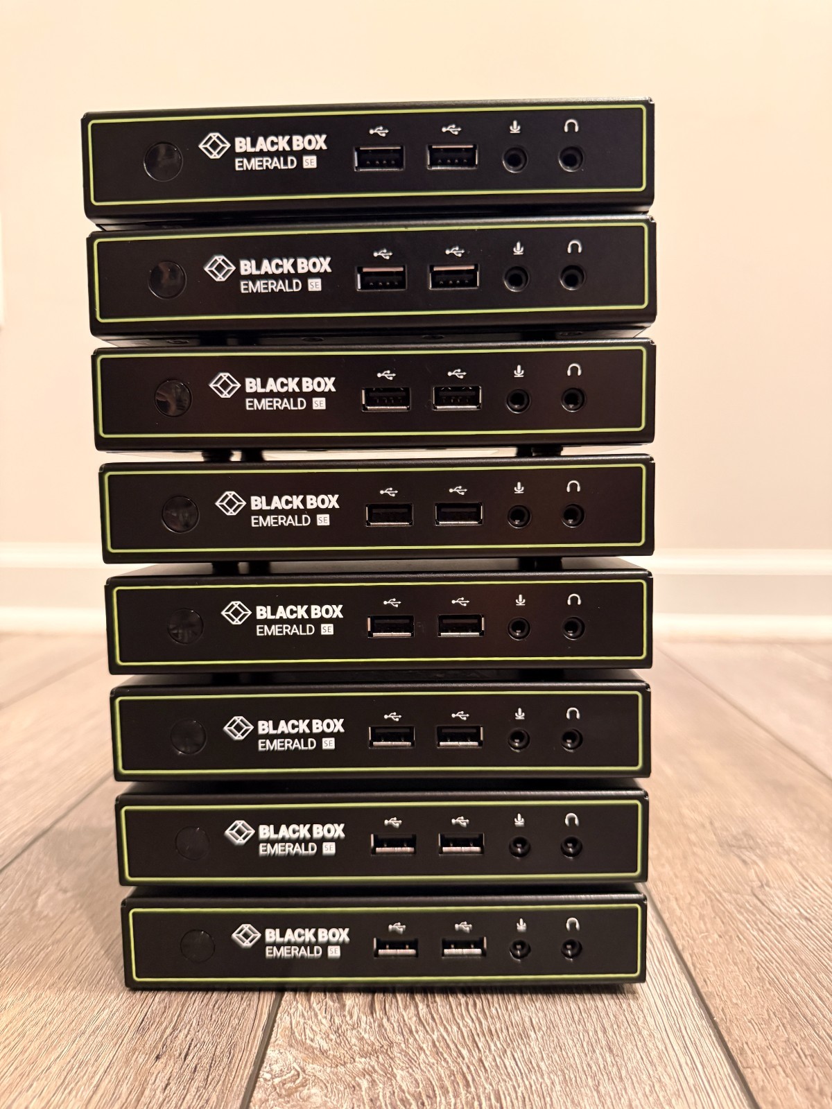 Black Box Emerald SE EMD2000SE-R KVM Receivers 8-Unit Lot Firmware 7.2.0