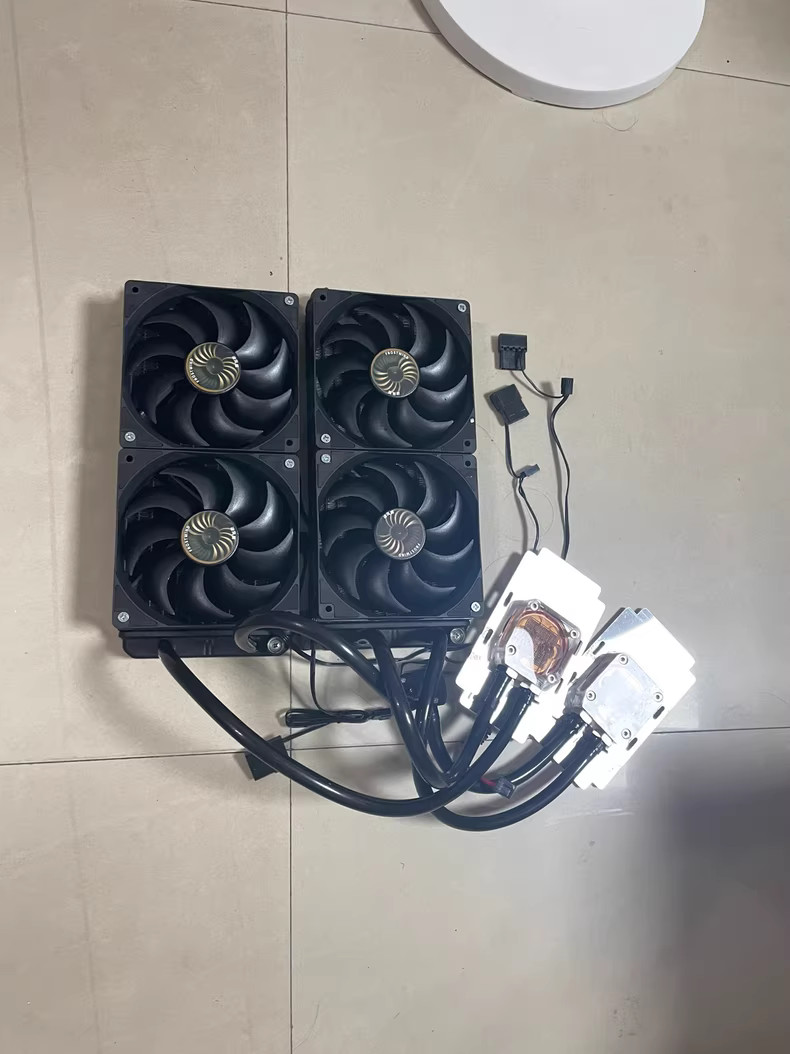 Tesla V100 SXM2 Dual GPU Water Cooling Kit 2x Aluminum Block 2x 240mm Radiator