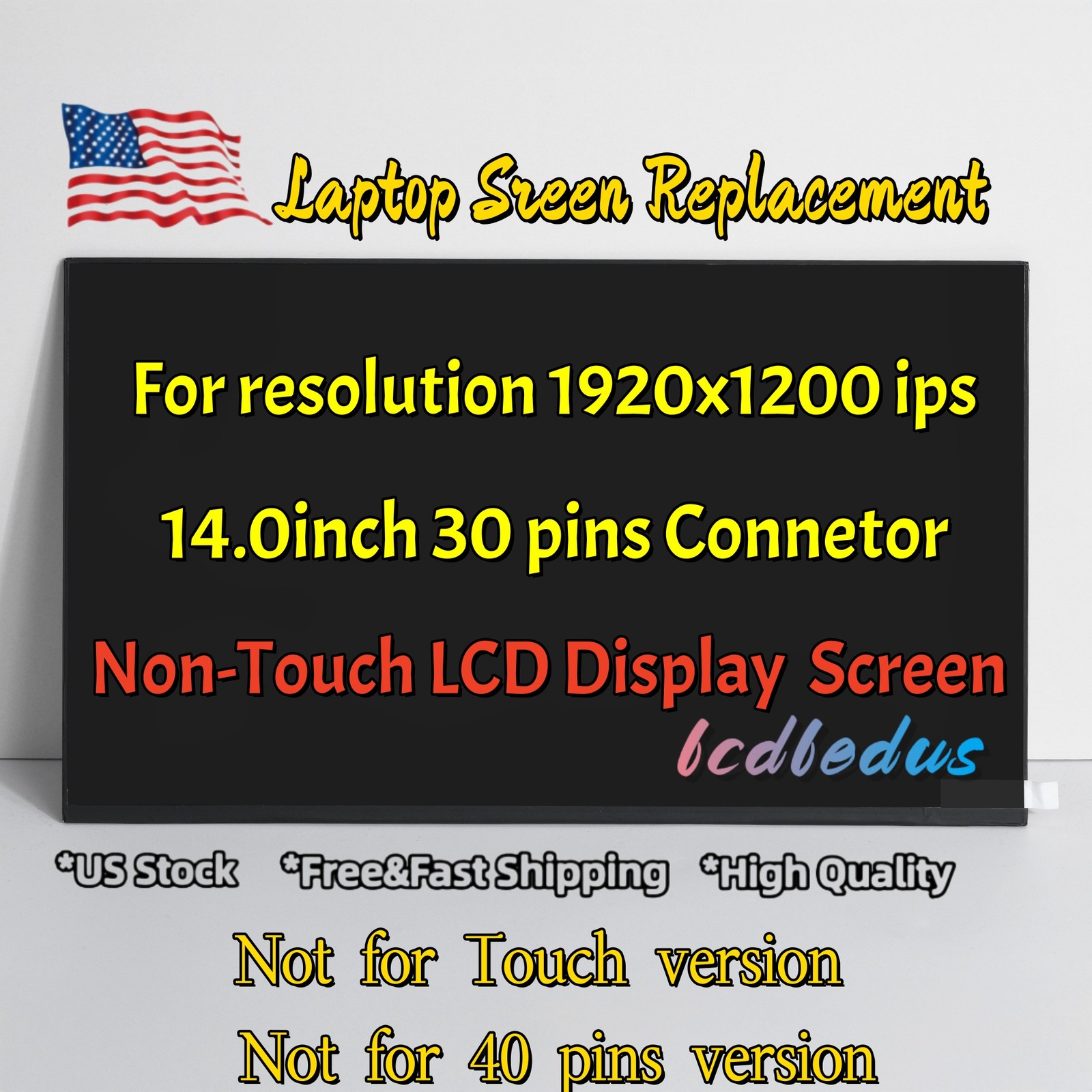 N140JCA-EEL REV.C1 30 Pins FHD+ Non-touch ips New Screen Replacement LCD Display