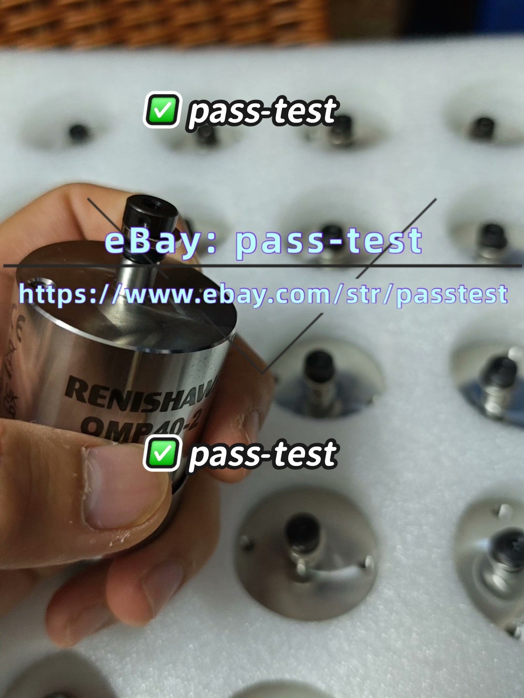 1PC USED Renishaw OMP40-2 Probes+BT-40+Probe Via FedEx or DHL